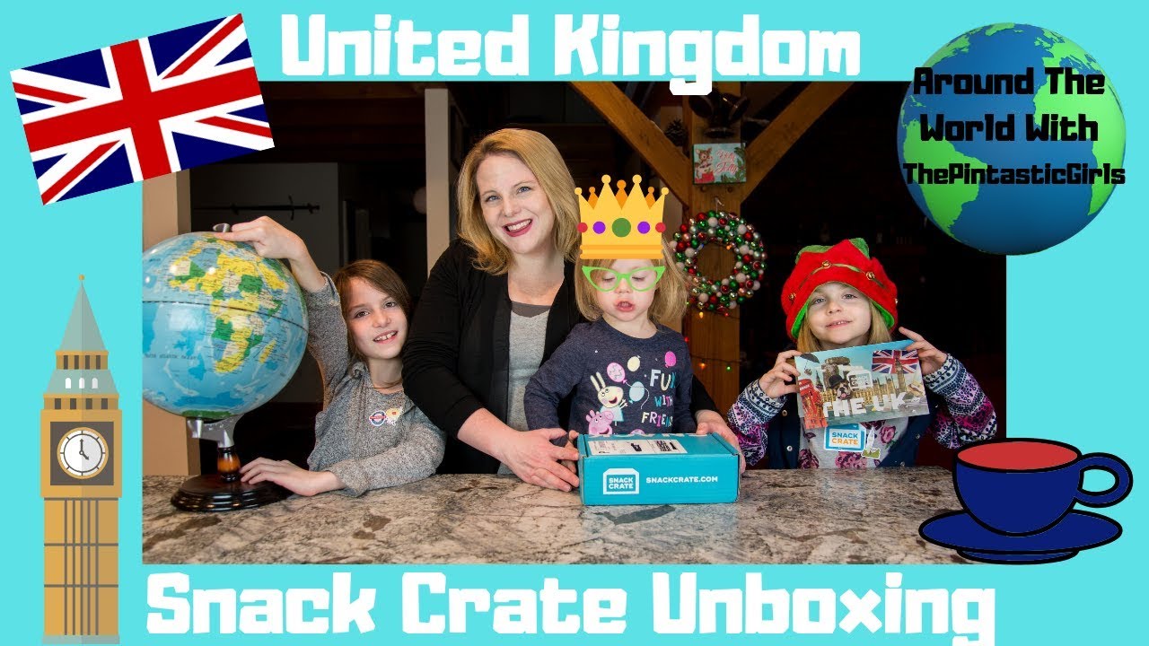 United Kingdom Snack Crate Unboxing | American Kids Try UK Snacks