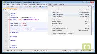 Front End Development Javascript (Basics): 104 Variables Wealth
