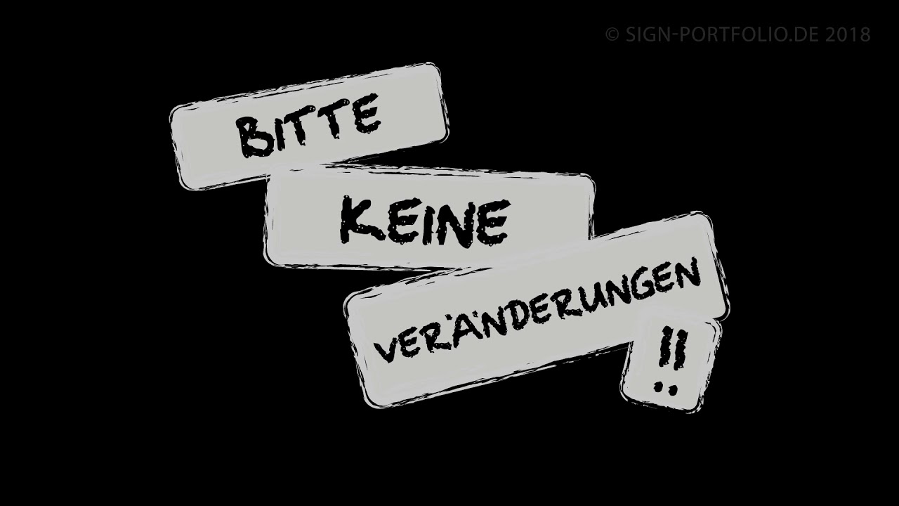 Change-Prozesse in völliger Lichtlosigkeit