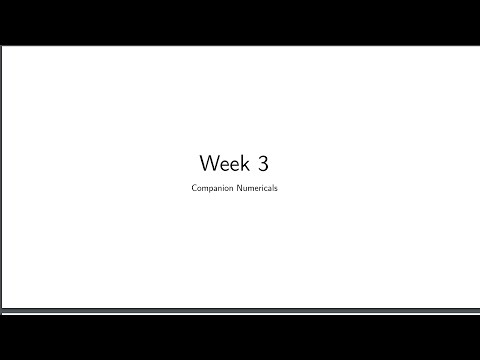 Week-3 | Tutorial
