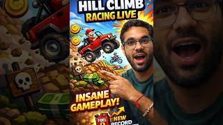 🔥 Insane & Crazy Stunts | HILL CLIMB RACING LIVE  | #shorts #shortsfeed  #live #gaming  #livegaming screenshot 4