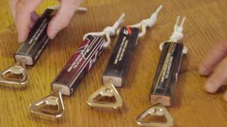 Game Used NHL Hockey Stick Bottle Opener | Ward Wallau