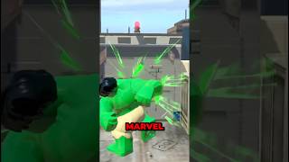 Who has enough strength to break the walls in Lego Marvel Super Heroes? #legomarvelsuperheroes