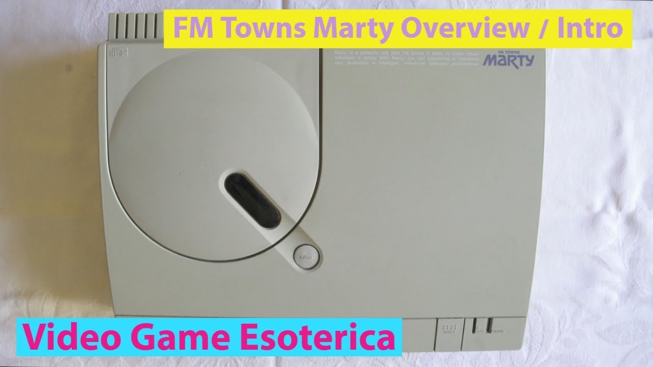 FM Towns Marty - Overview and Intro - Video Game Esoterica EP 27