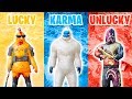 LUCKY vs KARMA vs UNLUCKY in PUBG MOBILE