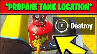 DESTROY STRUCTURES WITH PROPANE TANKS LOCATIONS (Fortnite Season 2 Challenge Locations)