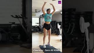Sara Ali Khan WEIGHT LOSS Workout After Her Long Vacation In London #shorts #shortsvideo