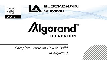 Complete Guide on How to Build on Algorand
