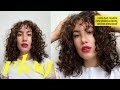 the best CURLY HAIR routine, new makeup faves + more! | VLOG