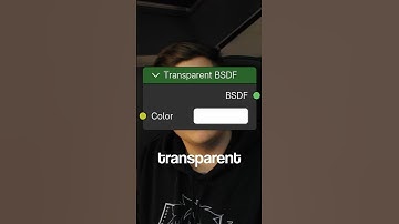 Transparent BSDF | Explaining Every Single Node in Blender #blender #b3d