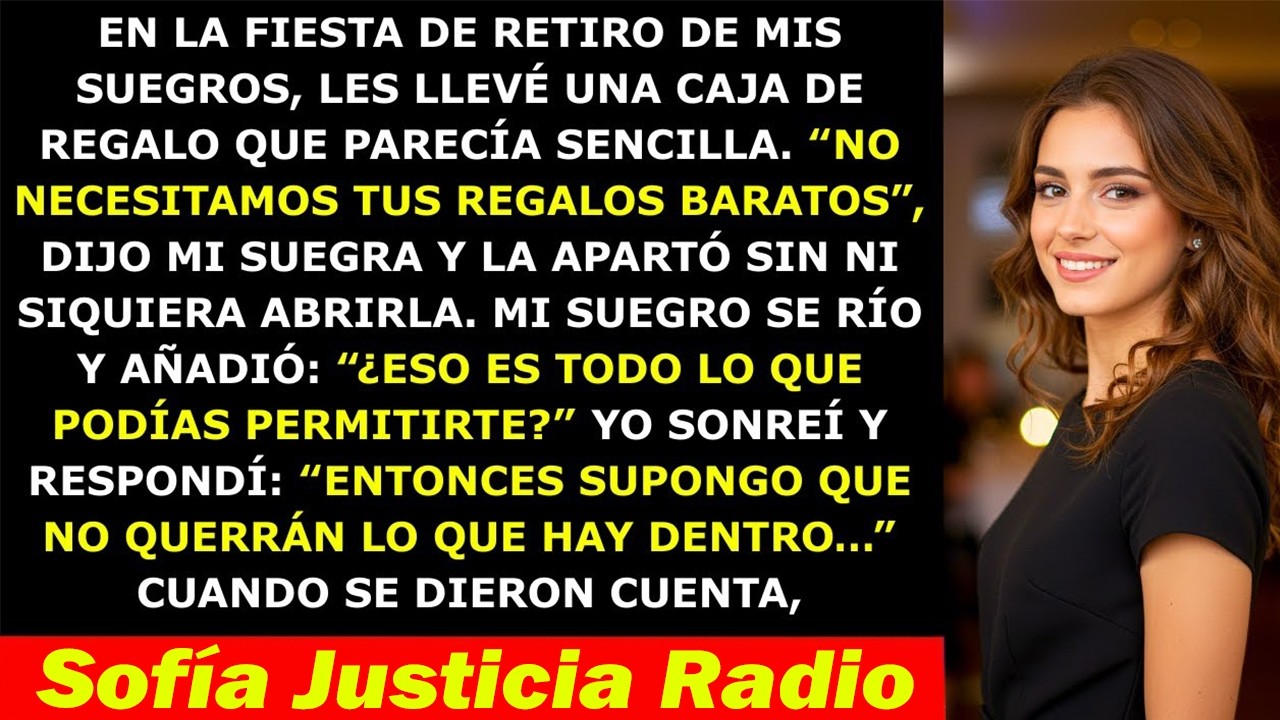 Mis Suegros Se Burlaron Del “Regalo Barato” Que Llevé a Su Fiesta de Retiro —Pero Cuando Lo Vieron..