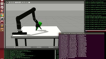 Reaching game with arm imus in gazebo