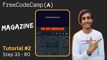 Magazine Tutorial #2 Step 33-80 | freeCodeCamp | Learn CSS Grid