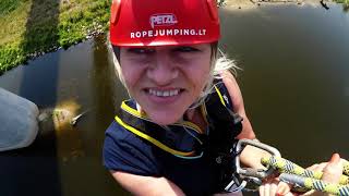 Milda Varnauskienė | Ropejumping @ Baltosios Rožės tiltas, Alytus | www.ropejumping.lt
