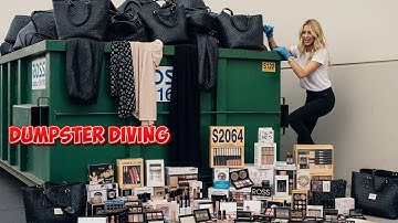 Employees Threw Designer Handbag Inside The Dumpster   Dumpster Diving Retail Stores