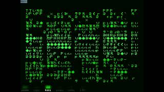 The matrix demo on MSX