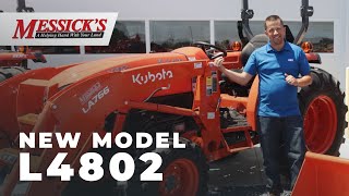New Mid-Size Compact Tractor. Kubota L4802