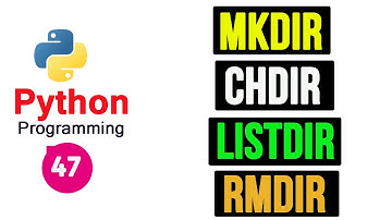 Python Programming Tutorial - Managing Directories