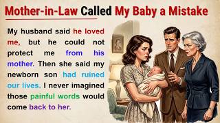 My Mother in Law Called My Baby a Mistake 💔 _ Learn English With Story 🔥 ||Graded Reader📚