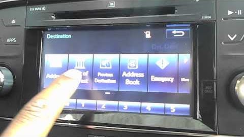 Crown Toyota of Lawrence, KS: 2015 Avalon Nav Tutorial