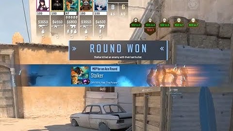 CS2 - MP9 Ace on Dust and AWP game-play