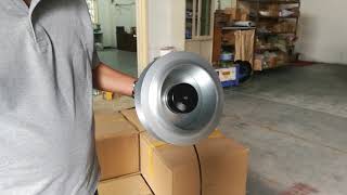 DC Centrifugal Fan Test By Air Gun VID 20180928 094611