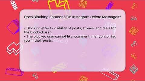 Does Blocking Someone On Instagram Delete Messages? - Everyday-Networking