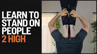 How to Stand on Shoulders (2 high) I Acro Tutorial