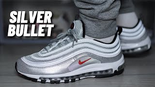 FINALLY! Nike Air Max 97 "Silver Bullet" 2022 On Feet Review - YouTube