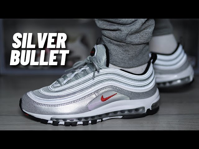 FINALLY! Nike Air Max 97 "Silver Bullet" 2022 Feet Review - YouTube