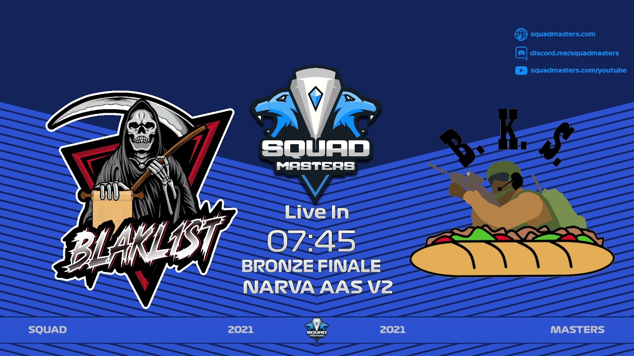 Squad Masters | Blakl1st vs Baguette Kebab Squad | Bronze Final | 05/02/21