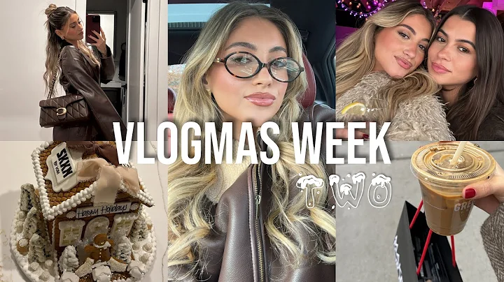 VLOGMAS WEEK TWO ❥ friendsgiving, meetings, wrapping gifts & more!