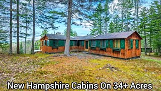 New Hamsphire Cabins On 34+ Acres / Off-grid Trails / NH Real Estate / Current Use Tax Dalton