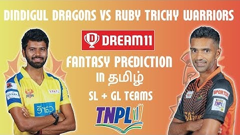 DD VS RTW PREDICTION In Tamil | Dd Vs Rtw Dream11 | Dd Vs Rtw Dream11 Prediction Tamil