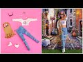 How to Make Barbie Clothes DIY Doll Dress Crafts - ropa de muñecas - poupée vêtement