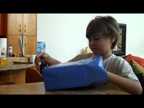 Isaac gets an ipod touch for his birthday