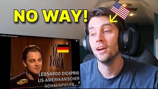American reacts to Celebrities Speaking German
