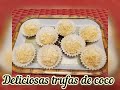 Deliciosas trufas de coco, bien facil.