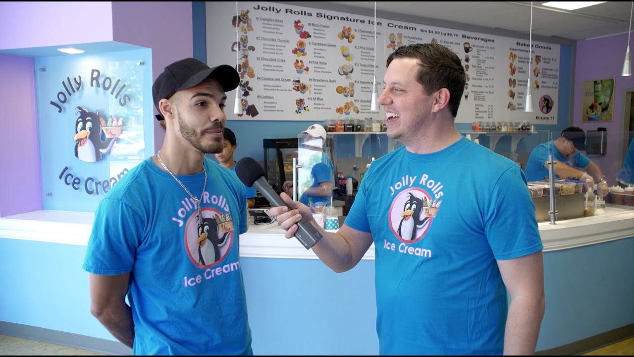 Jolly Rolls Ice Cream LivingInCharlotte Episode 5 YouTube