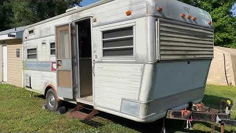 Vintage holiday rambler travel trailer for sale