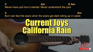Current Joys - California Rain Guitar Chords cover