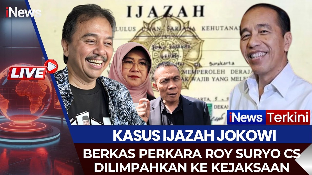 🔴LIVE KASUS IJAZAH JOKOWI, BERKAS PERKARA TERSANGKA ROY SURYO CS DILIMPAHKAN KE KEJAKSAAN | 27/02