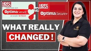 HDFC ERGO Optima Secure VS Optima Secure+ *NEW PLAN* | HDFC ERGO COMPARISON | Gurleen Kaur Tikku