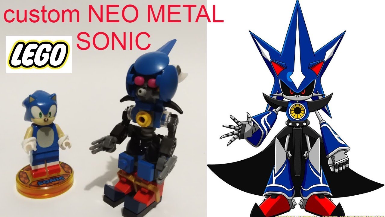 LEGO SONIC CUSTOM NEO METAL SONIC 