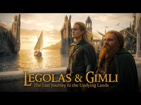 Legolas & Gimli | The Last Journey to the Undying Lands | AI Trailer Fanmade