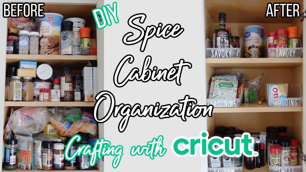 DIY Cricut Cabinet, Cricut Organization