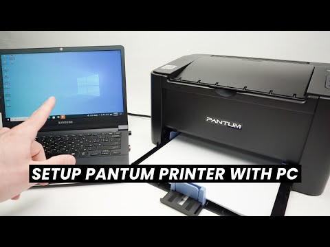 How to wireless Setup Your Pantum P2500W & P2502W Printer With a PC ocmputer