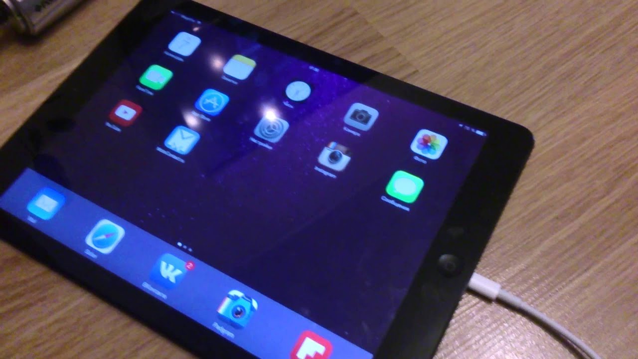 Подключение камеры к планшету iPad Air через USB Lightning переходник ...