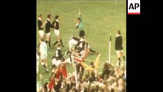 SYND 2-2-74 HIGHLIGHTS OF THE CALCUTTA CUP RUGBY MATCH BETWEEN ENGLAND AND SCOTLAND