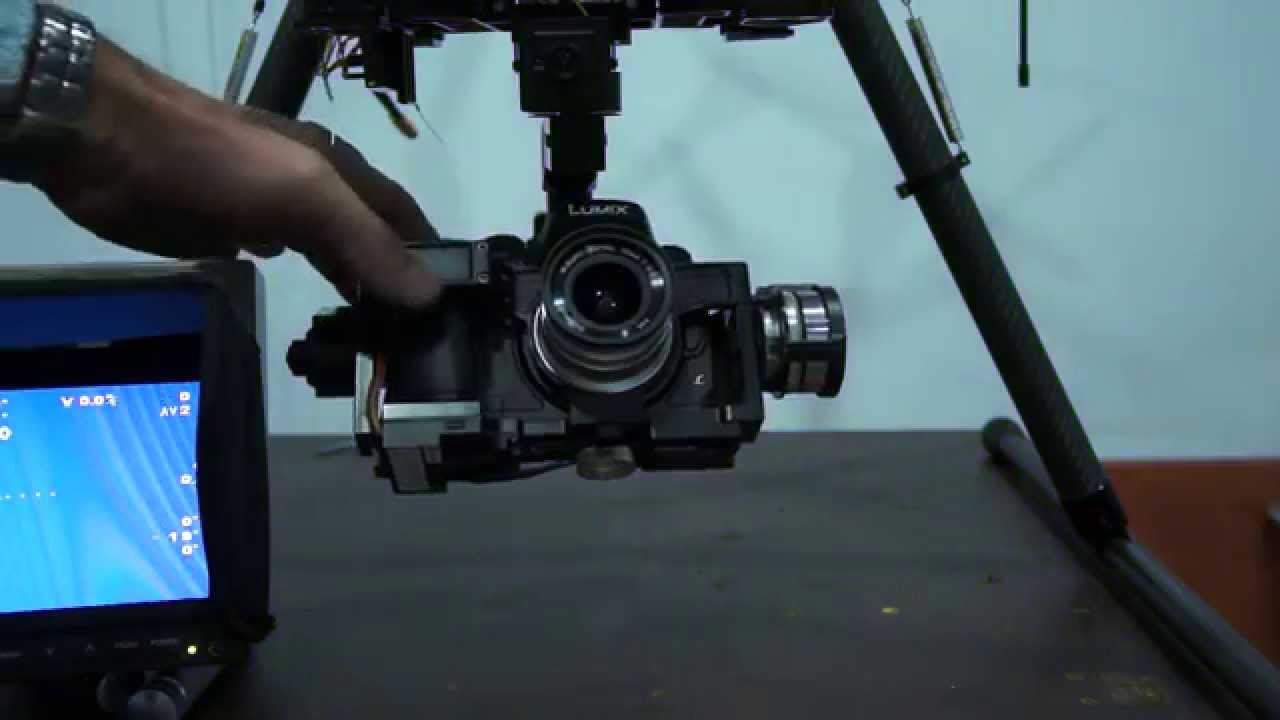 DJI S900  S1000 Panasonic GH4 on Zenmuse GH3 Gimbal.